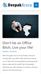 Mobile Screenshot of deepakarora.org